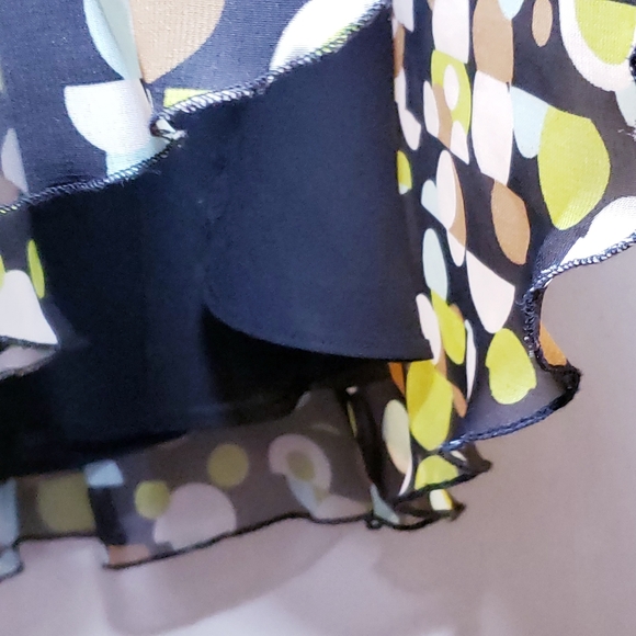 Multi-Colored Circle Motif Skirt SZ L - Picture 4 of 7